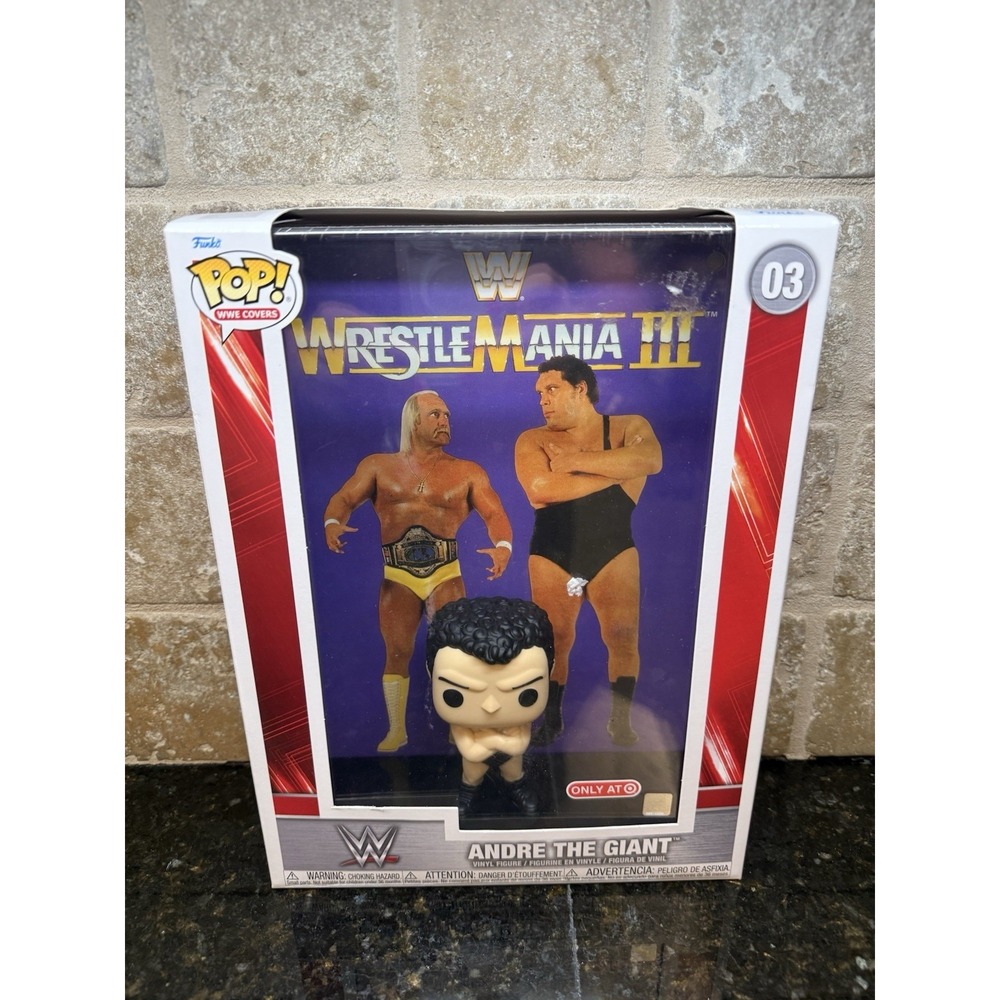 Funko Pop WWE Covers Wrestlemania III ANDRE THE GIANT Vinyl Figure Target  NEW
